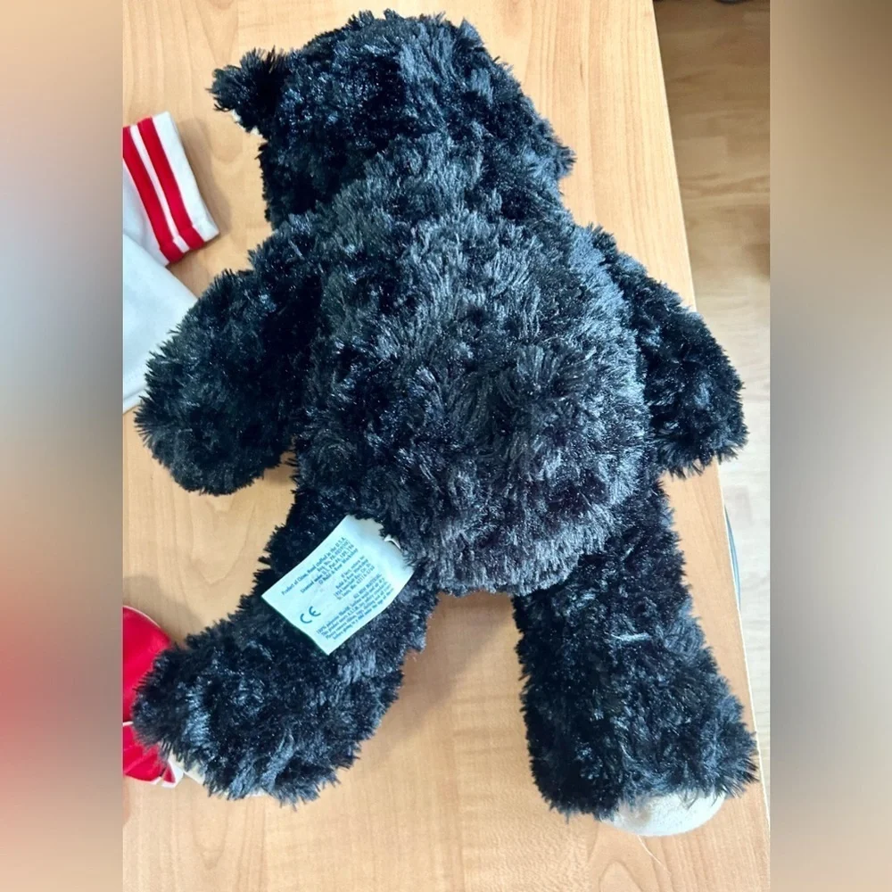 Build a Bear Teddy with sports outfit lot of 3 piece plush toys